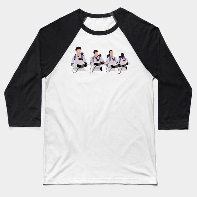 The Ghostbusters - Crew Baseball T-Shirt by TheAnchovyman